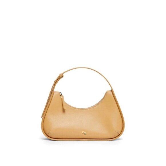 Yuzefi Tempura Nappa Leather Shoulder Bag In Cashew $550 Retail - Picture 1 of 8